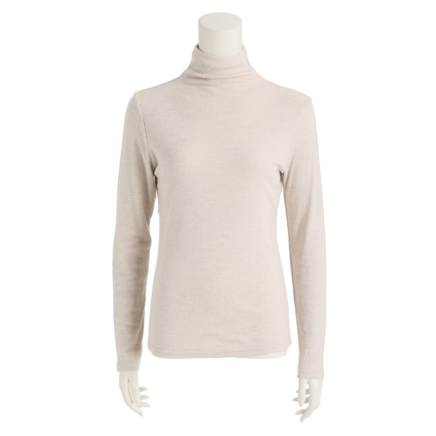 天使の綿シフォン
コットン＆ウール
ボトルネック
長袖プルオーバー