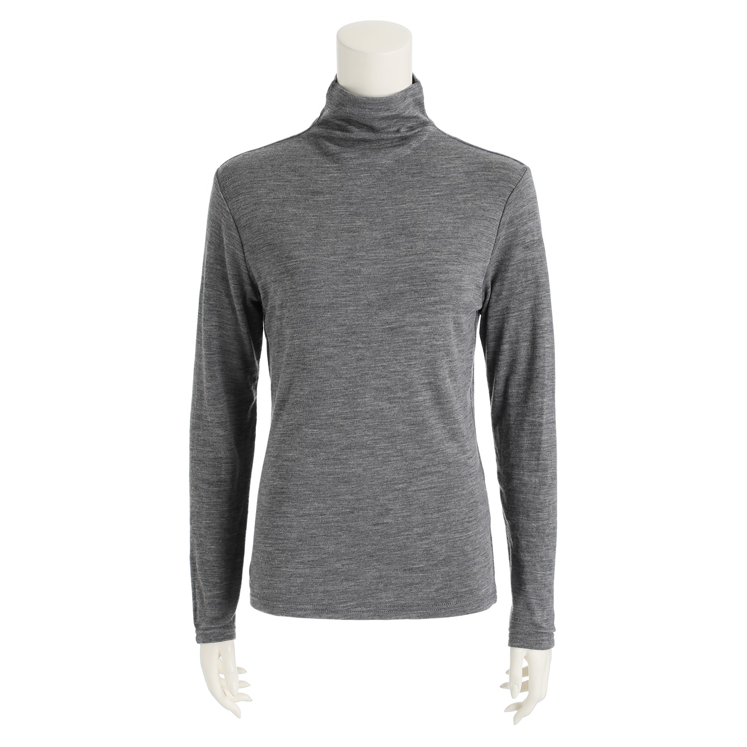 天使の綿シフォン
コットン＆ウール
ボトルネック
長袖プルオーバー