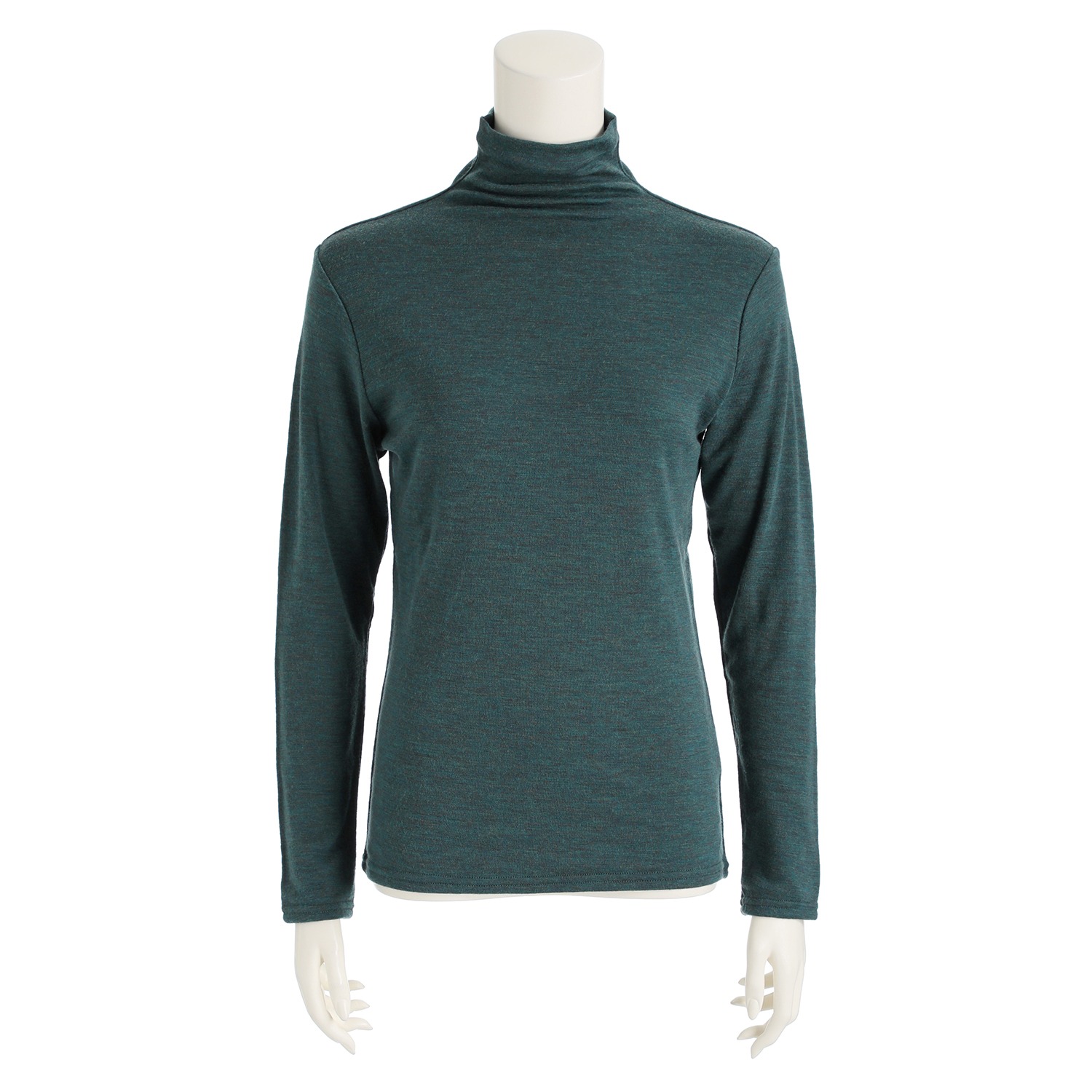 天使の綿シフォン
コットン＆ウール
ボトルネック
長袖プルオーバー