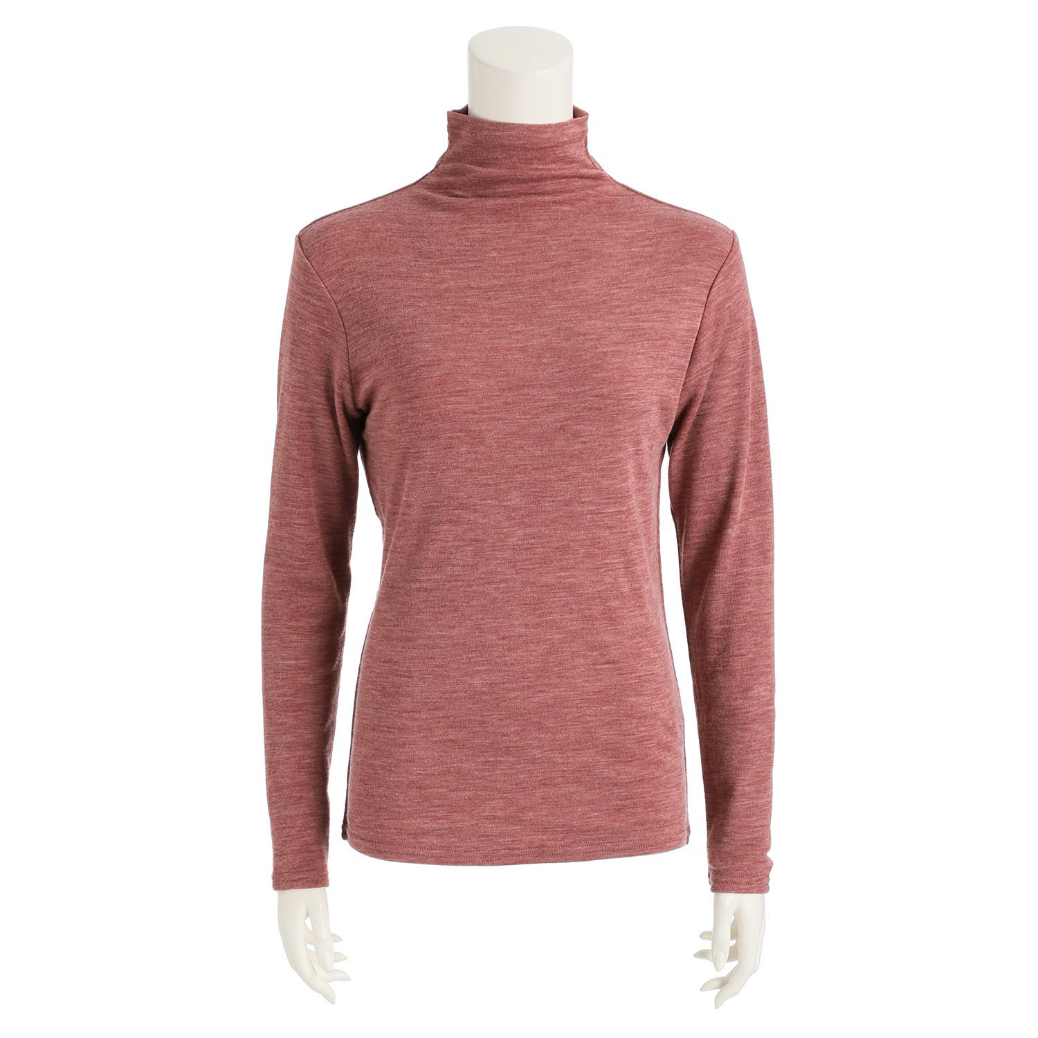 天使の綿シフォン
コットン＆ウール
ボトルネック
長袖プルオーバー