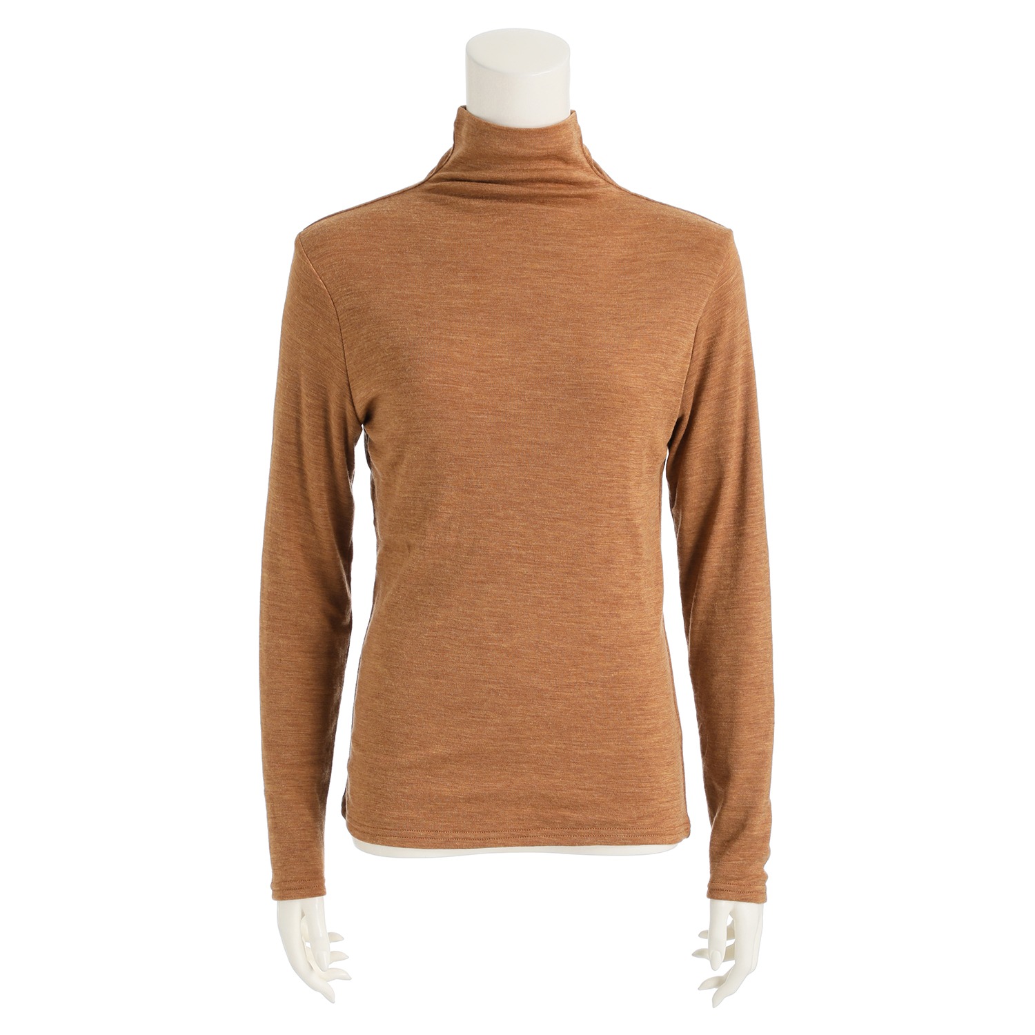 天使の綿シフォン
コットン＆ウール
ボトルネック
長袖プルオーバー