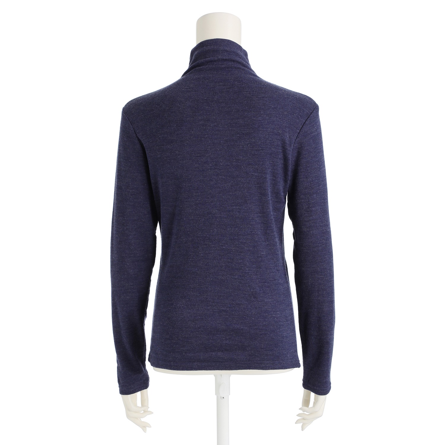 天使の綿シフォン
コットン＆ウール
ボトルネック
長袖プルオーバー