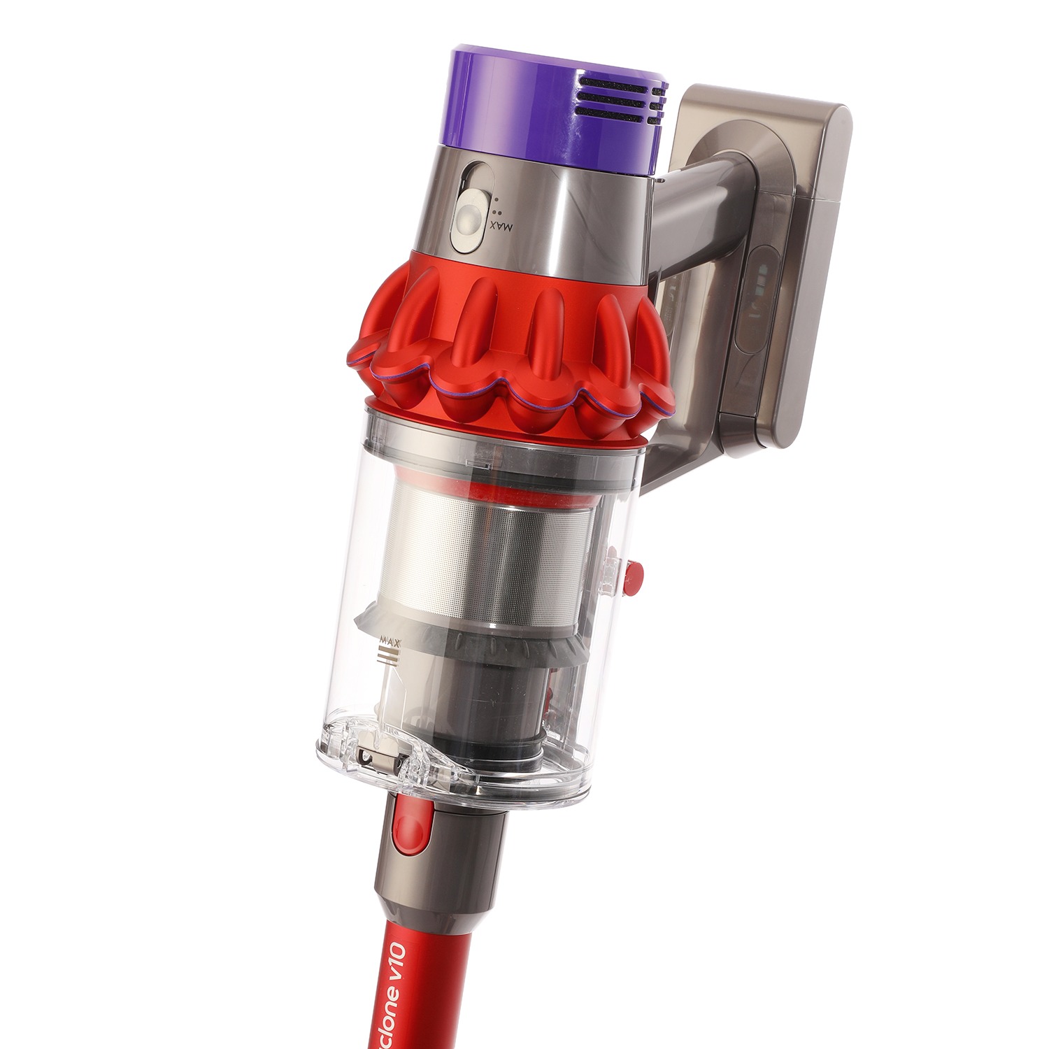 ダイソン　スティック＆ハンディーの
１台２役！
コードレスクリーナー
サイクロンＶ１０フラフィ
純正フロアドック＆延長ホースセット