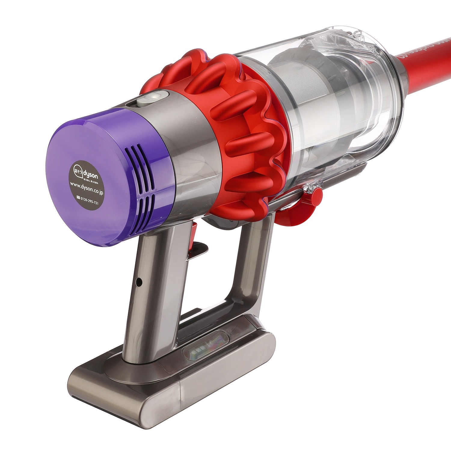 ダイソン　スティック＆ハンディーの
１台２役！
コードレスクリーナー
サイクロンＶ１０フラフィ
純正フロアドック＆延長ホースセット