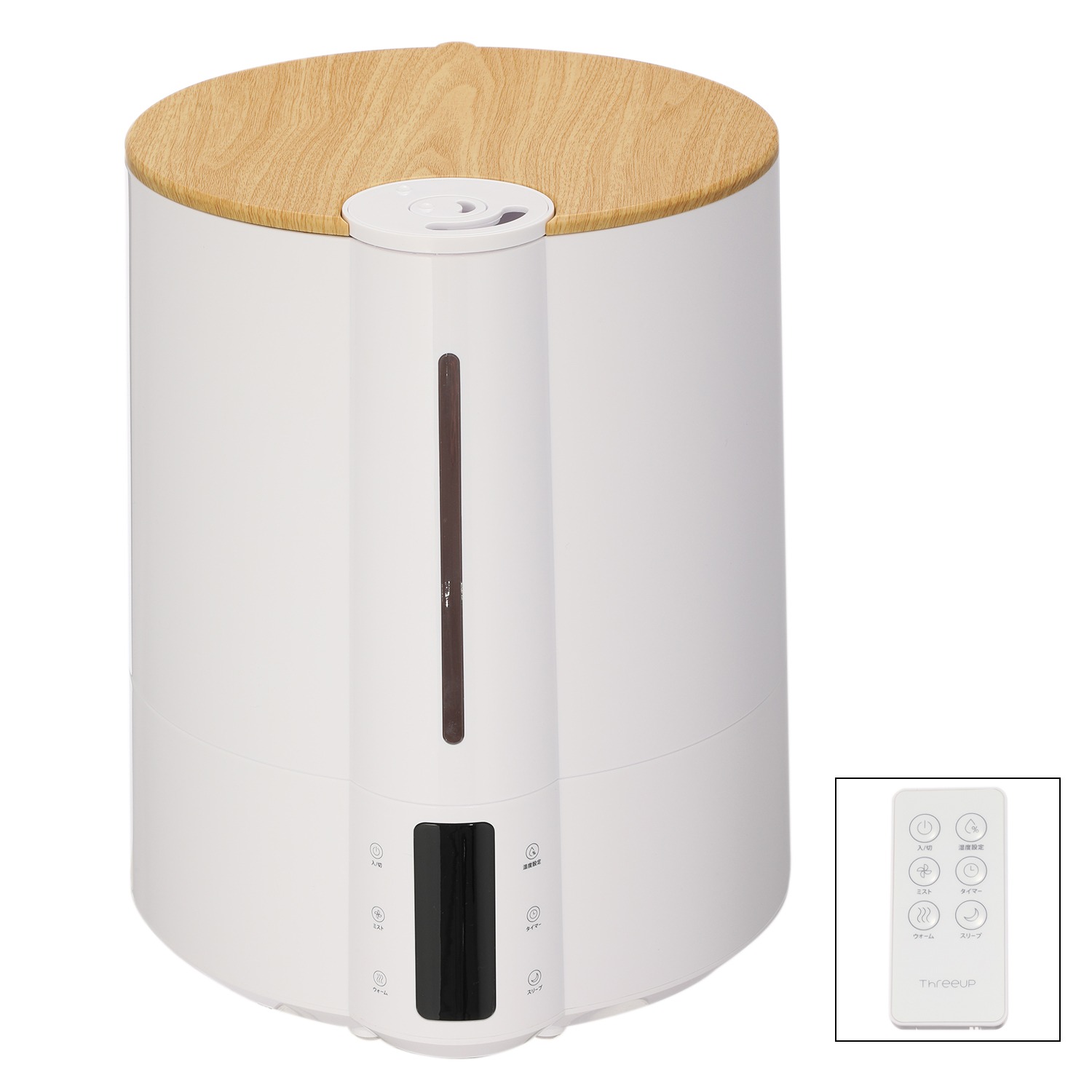 大容量タンク搭載で
パワフル加湿！
湿度コントロール機能付
多機能ハイブリッド加湿器
グランミスト