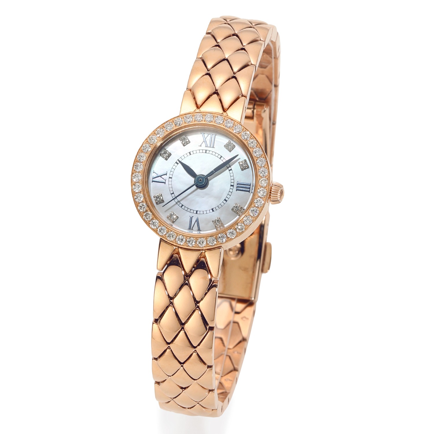 ルナージュ０．５ｃｔダイヤモンド ソーラーバッテリー ジュエリーウォッチ “レシャンゼリゼ” 