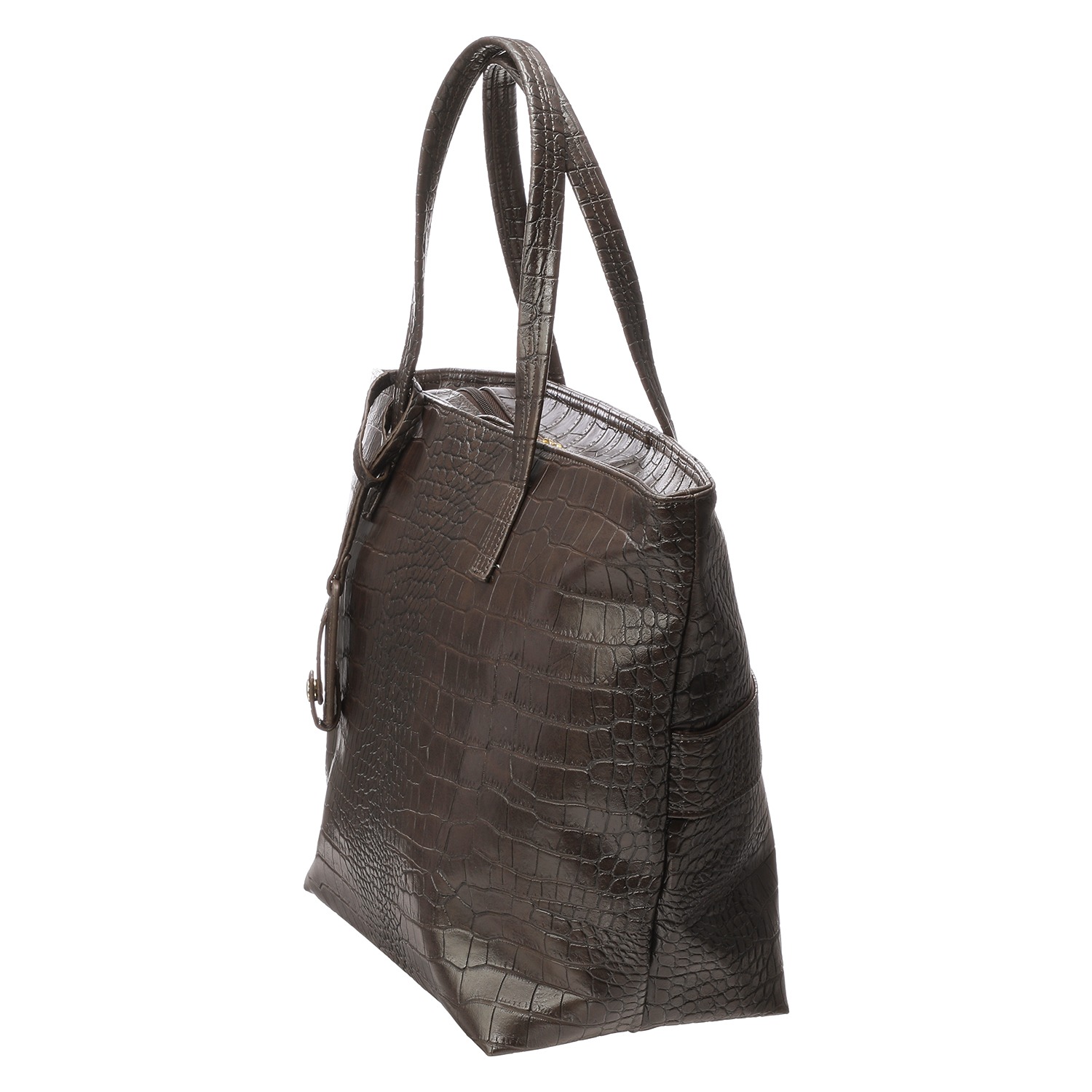 スワニー トートバッグ クロコダイル型押し