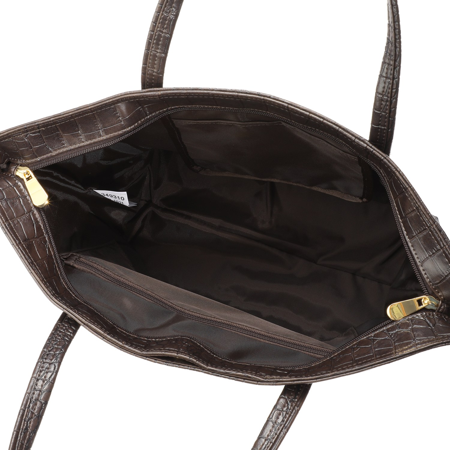 スワニー トートバッグ クロコダイル型押し