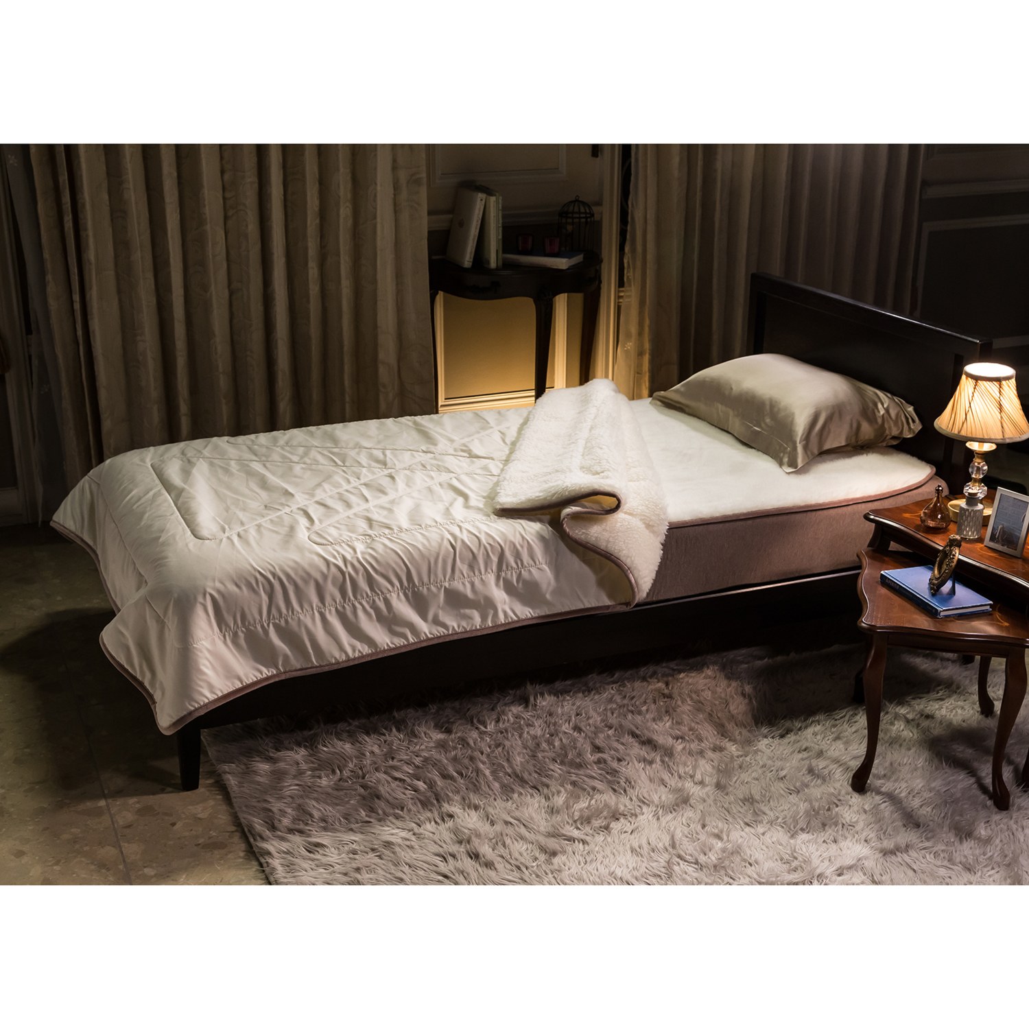 ＜シングル＞
快眠博士
厳選素材と感動のぬくもり
“プレミアムソフゥール　タスマニアン　スリージー”
掛け毛布