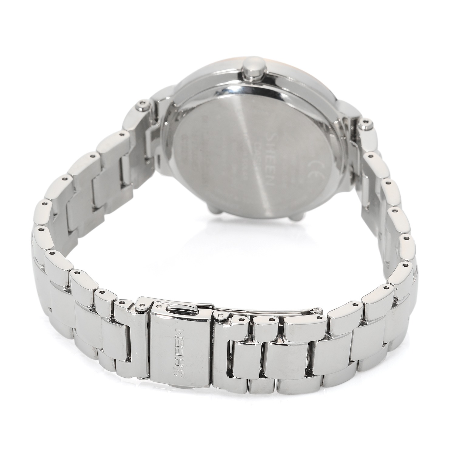 カシオ
レディース
ソーラー腕時計
“ＳＨＥＥＮ（シーン）”
＜ステンレスバンド＞