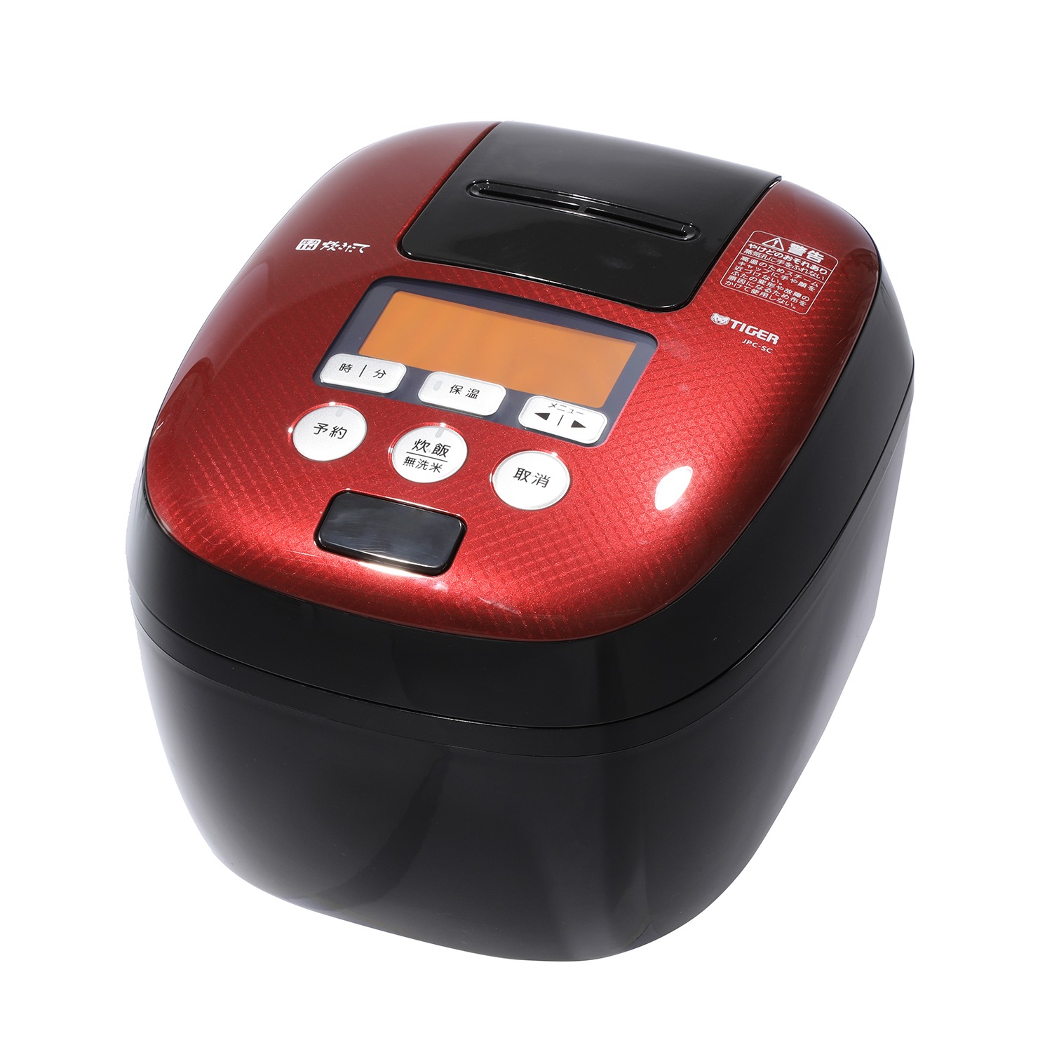 ＜５．５合＞
タイガー
熱流＆熱封
土鍋コーティング
圧力ＩＨ炊飯ジャー
“炊きたて”