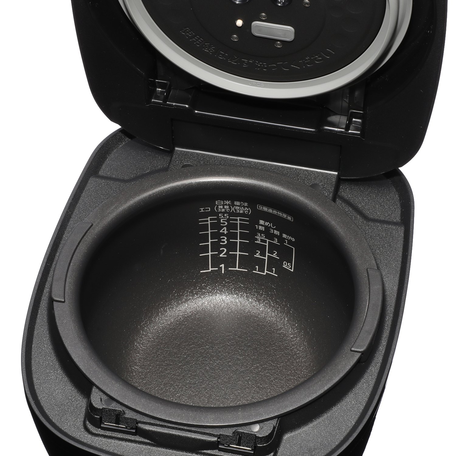 ＜５．５合＞
タイガー
熱流＆熱封
土鍋コーティング
圧力ＩＨ炊飯ジャー
“炊きたて”