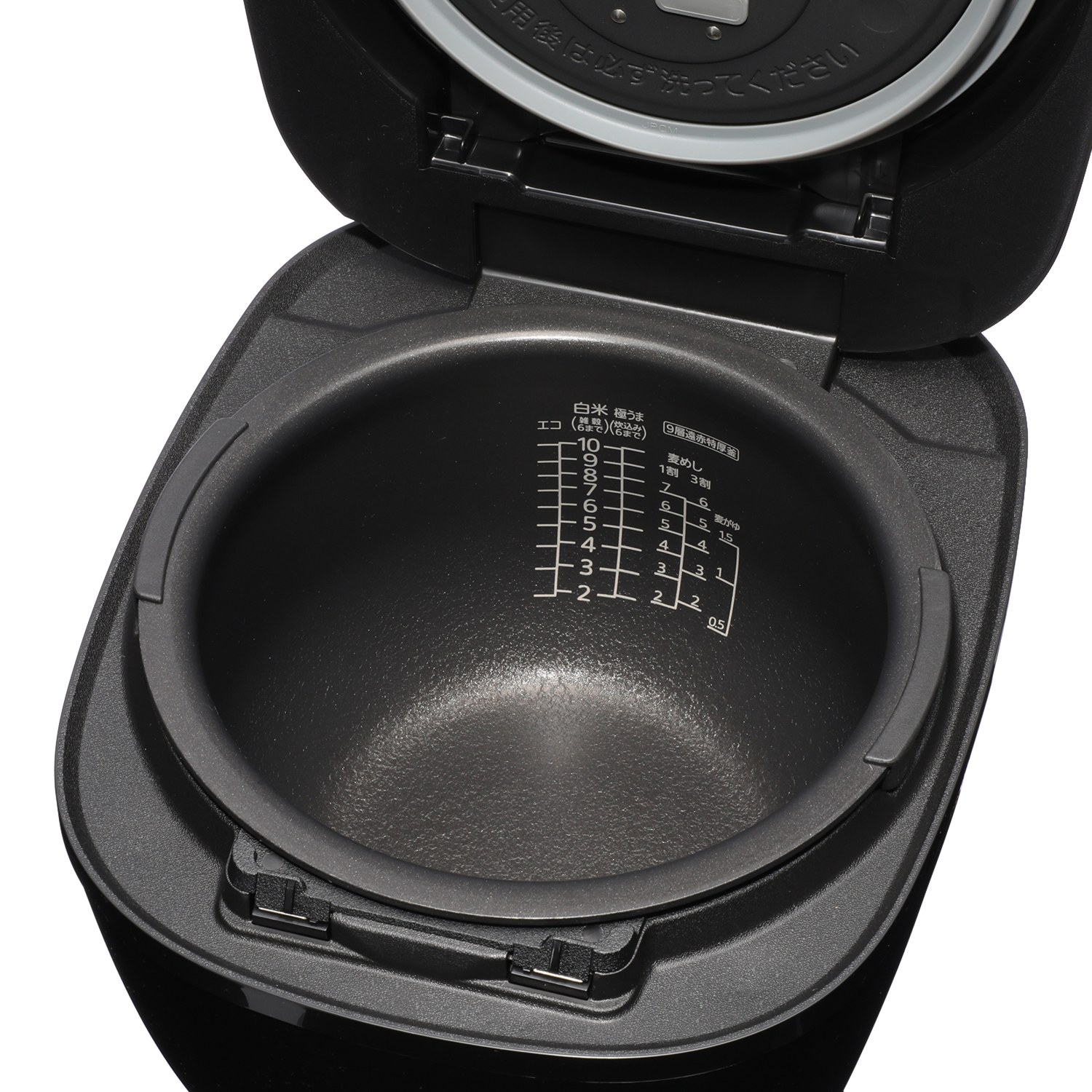 ＜１升＞
タイガー
熱流＆熱封
土鍋コーティング
圧力ＩＨ炊飯ジャー
“炊きたて”