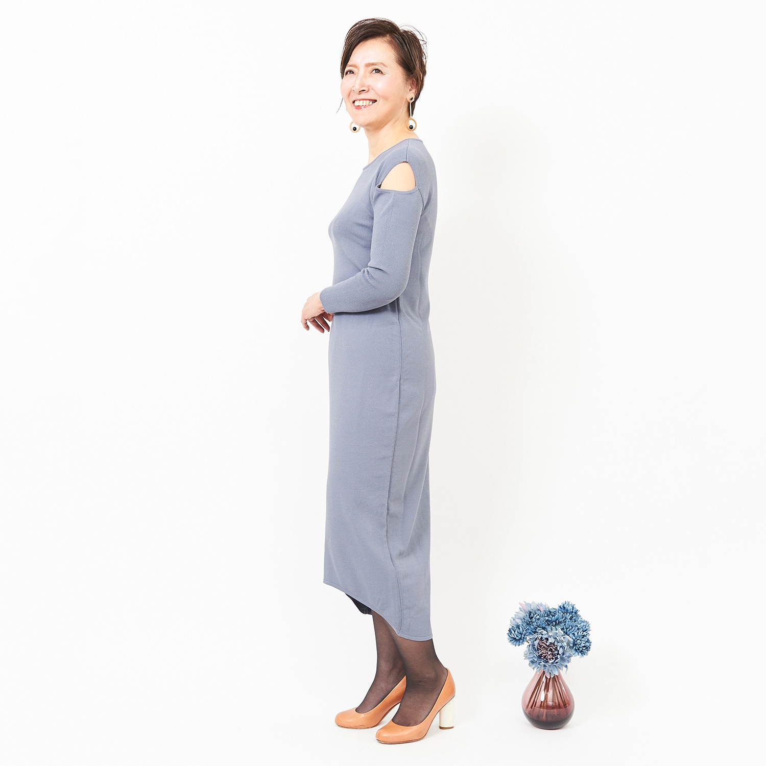 アプローズアンドコー
ニューヨーク
オープンショルダー
ニットワンピース