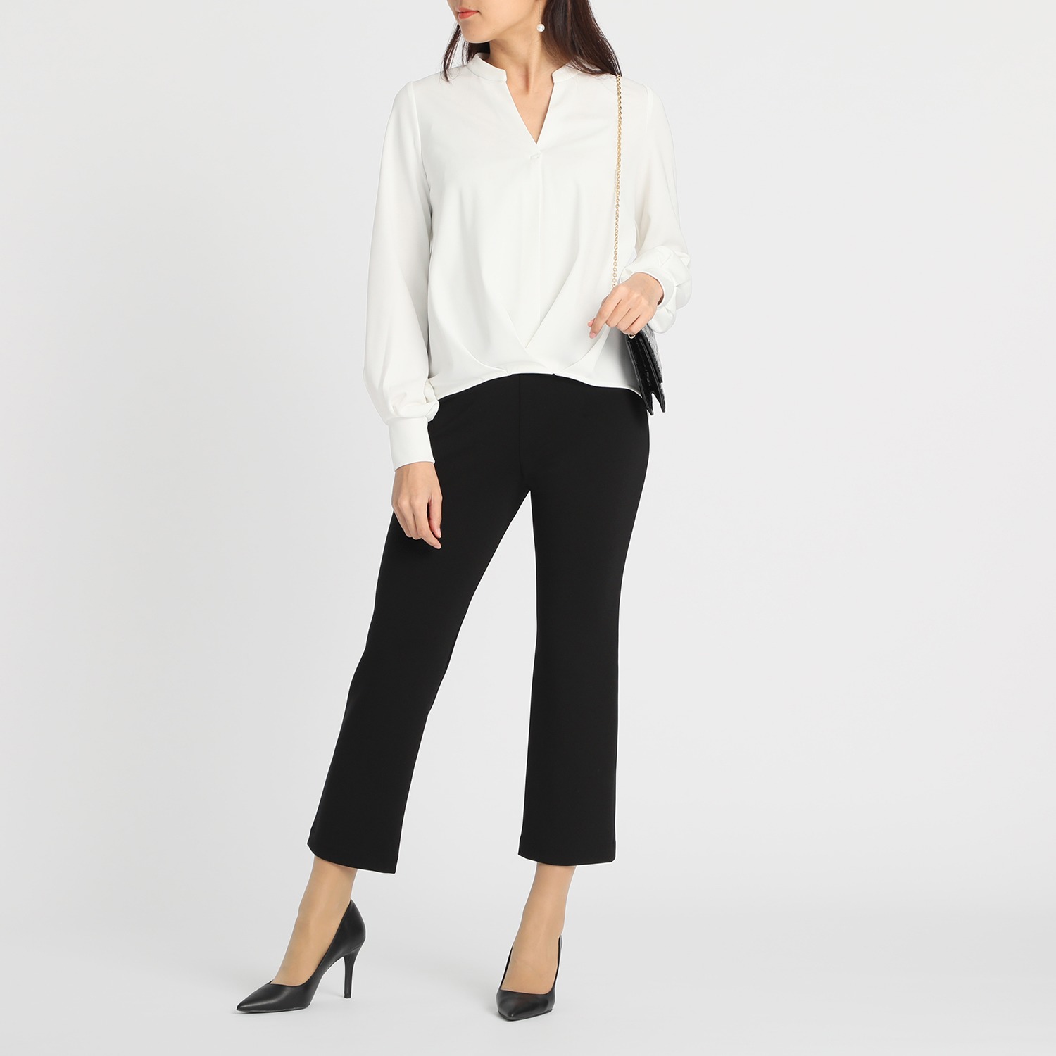 ＜身長１５０ｃｍ前後＞
上質ごこち
静電気・花粉付着防止
フォーマルパンツ