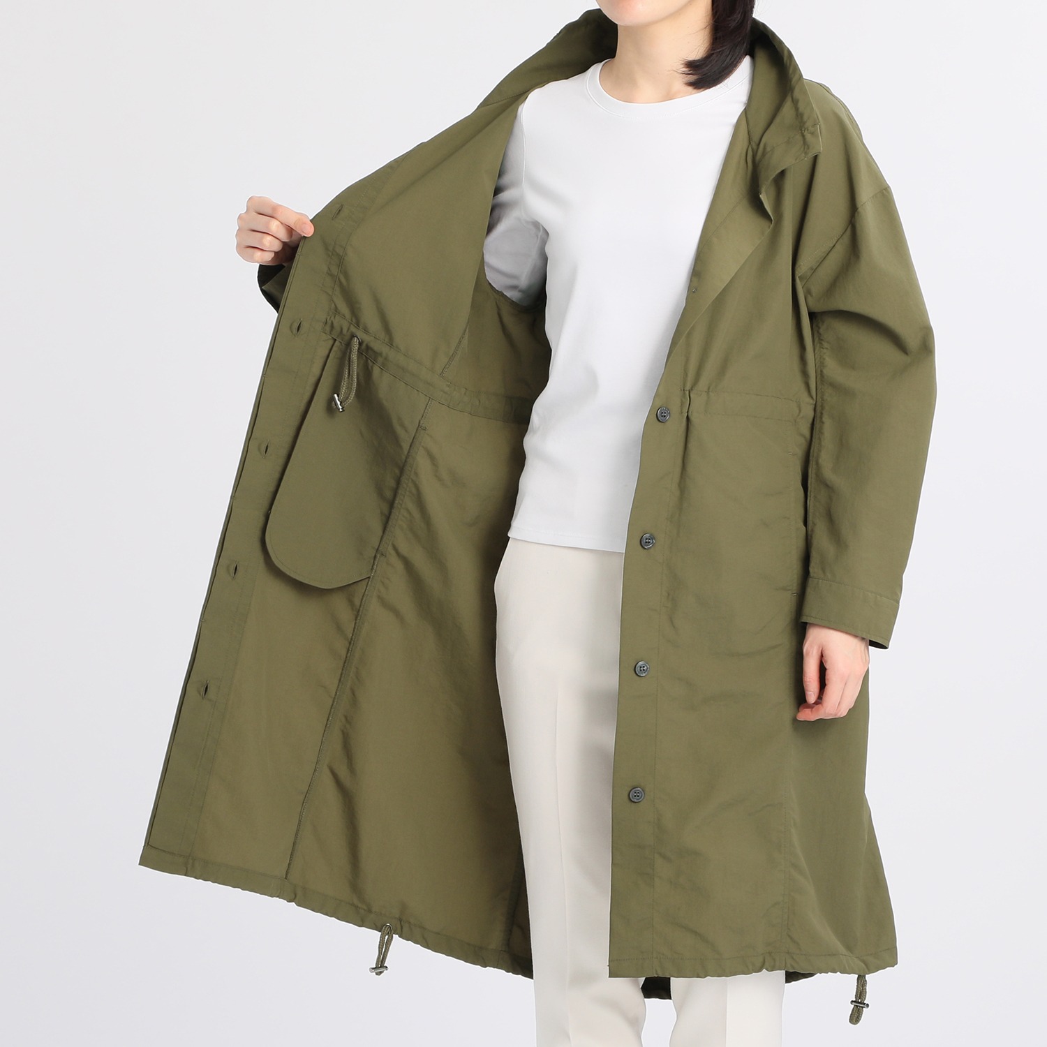 ヨーコモリモト
はっ水
ポケッタブル
スタンドカラーコート