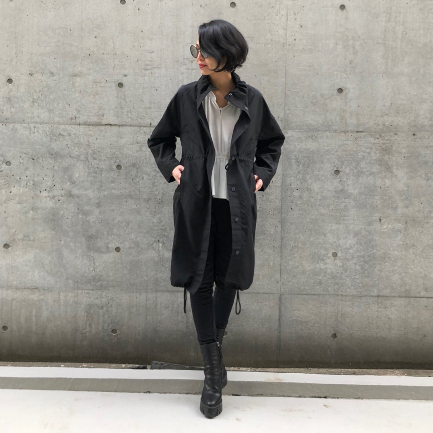 ヨーコモリモト
はっ水
ポケッタブル
スタンドカラーコート