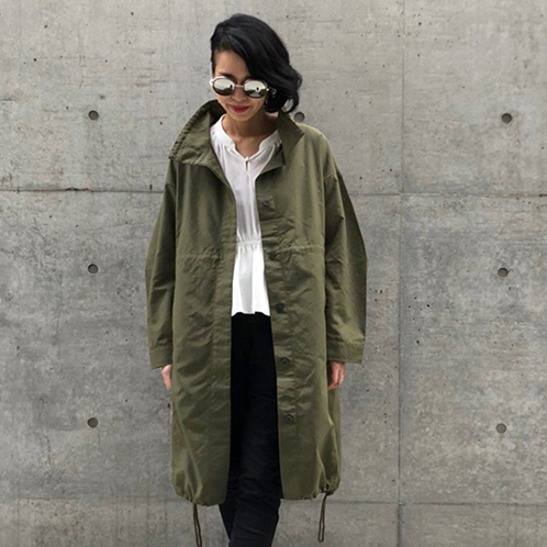 ヨーコモリモト
はっ水
ポケッタブル
スタンドカラーコート