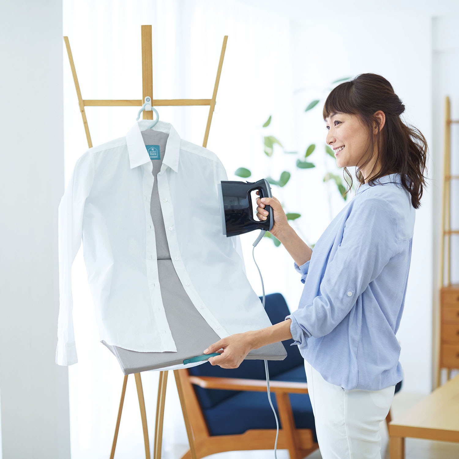 ウチモア
スチームアイロンの
お悩み解消！
アイロン台セット