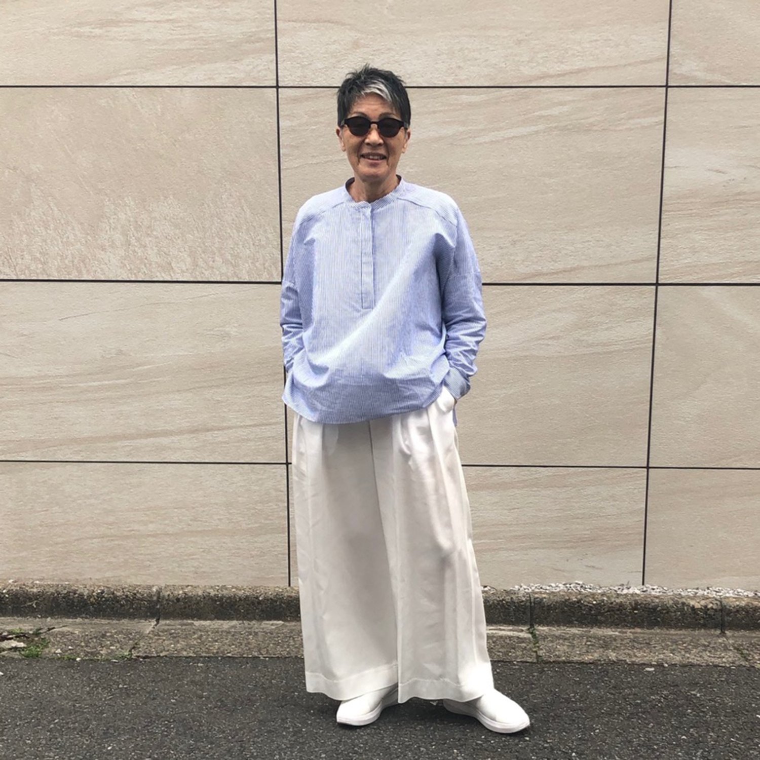 シャビージェンティール
スタンドカラー
プルオーバー