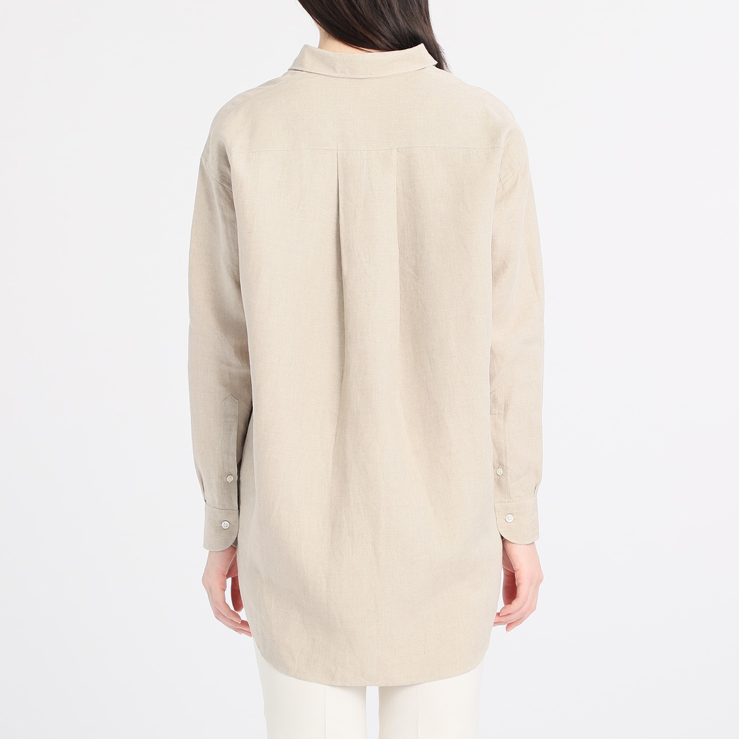 レア　ジェム
日本製生地使用！
ヨーロッパリネン
ビッグシルエットシャツ