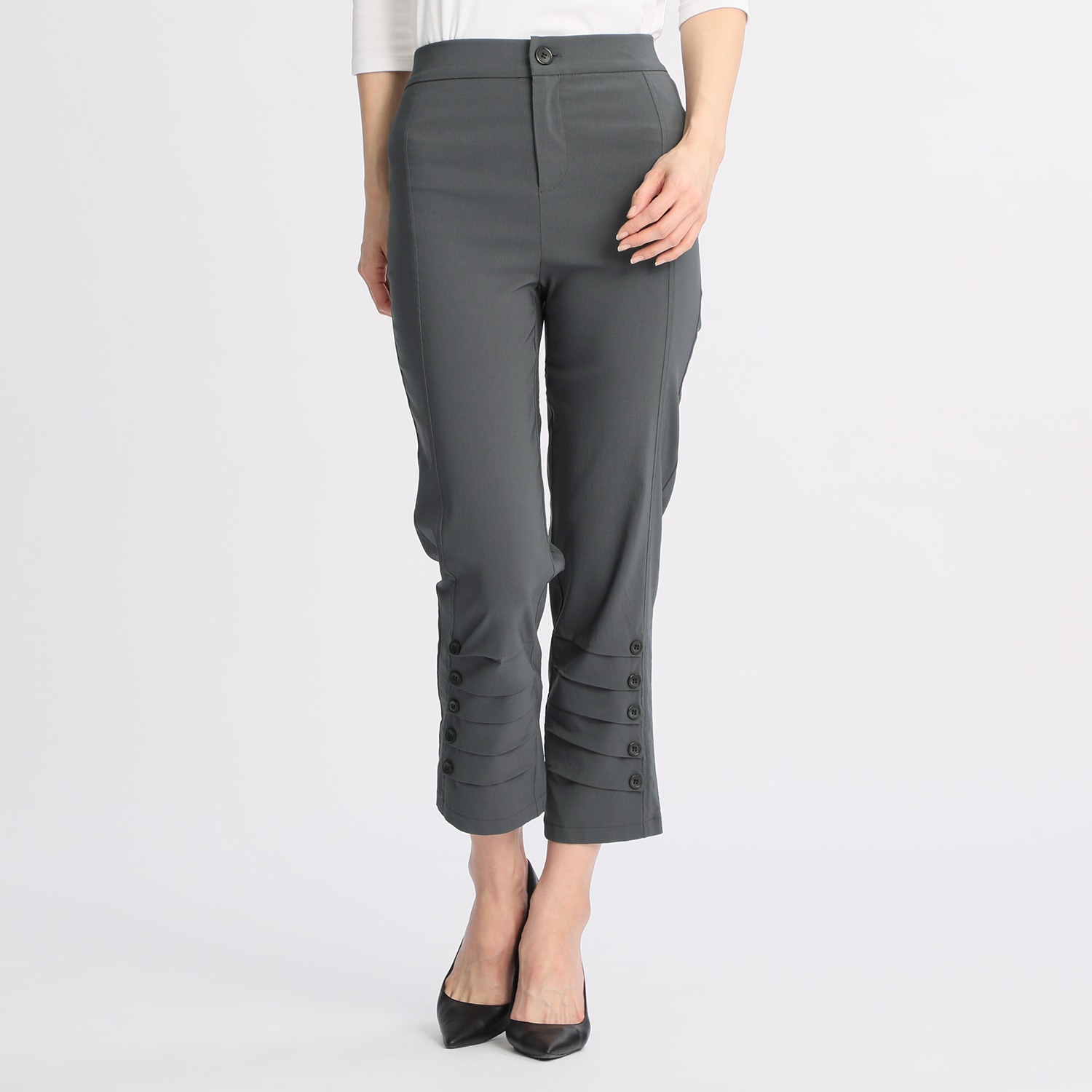 アプローズアンドコー
ニューヨーク
タックアクセント
スリムパンツ