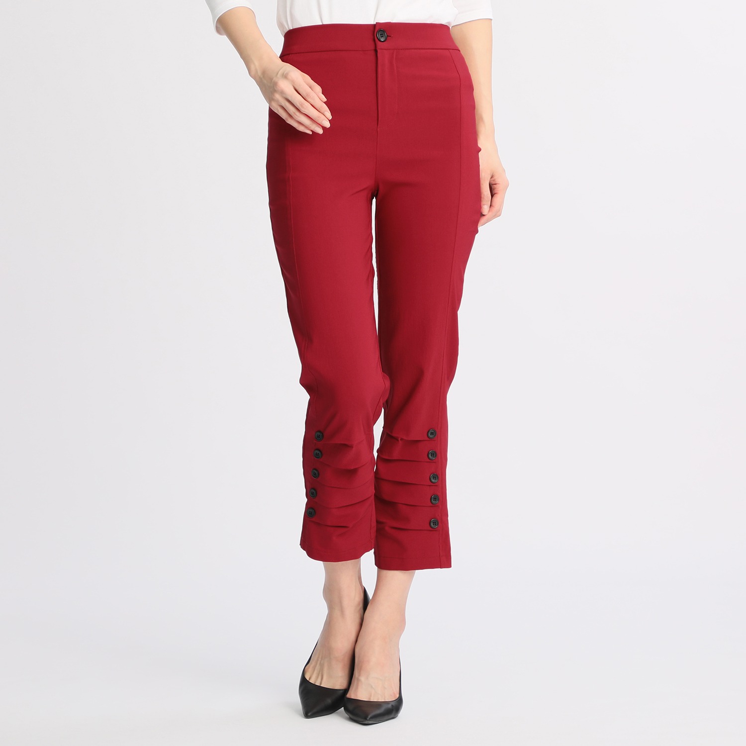 アプローズアンドコー
ニューヨーク
タックアクセント
スリムパンツ