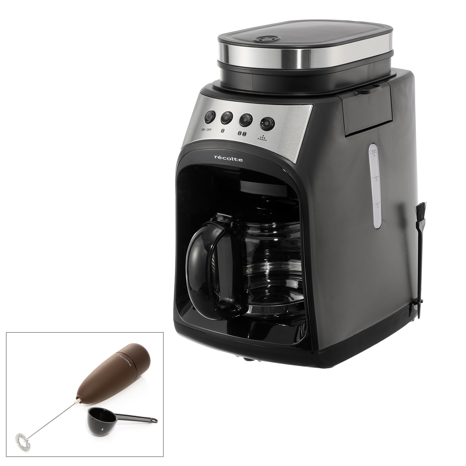 レコルト
グラインド＆ドリップコーヒーメーカー
ＦＩＫＡ（フィーカ）＆ミルクフォーマー
特別セット