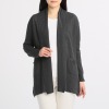 モン・シュ・シュ
フレンチリネン１００％
編地切替デザイン
トッパーカーディガン