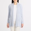 モン・シュ・シュ
フレンチリネン１００％
編地切替デザイン
トッパーカーディガン