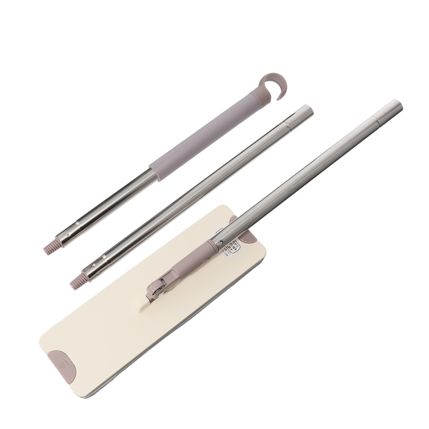 手を汚さずに
洗浄＆水切りが簡単！
３層構造バケツ付
スマートモップ