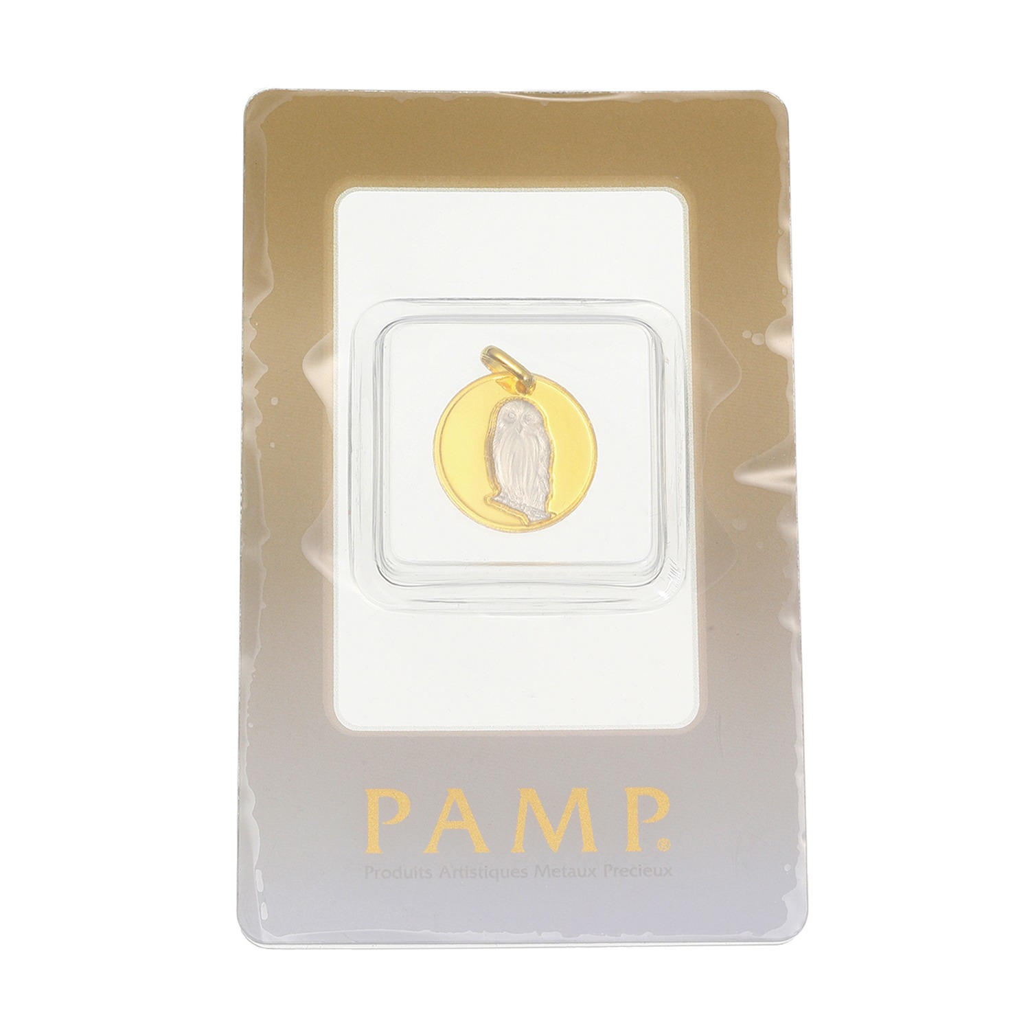 祈平
純プラチナ＆２４Ｋ　
ＰＡＭＰ社製
白フクロウコイン
ペンダントトップ