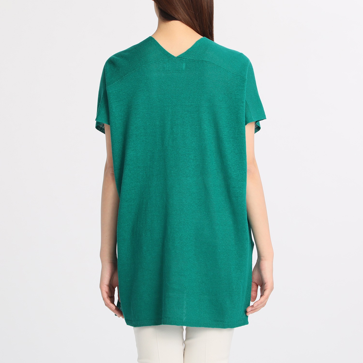 バーチ　ドゥエ
ノルマンディー産リネン
ポンチョ風
ビッグシルエット
プルオーバー