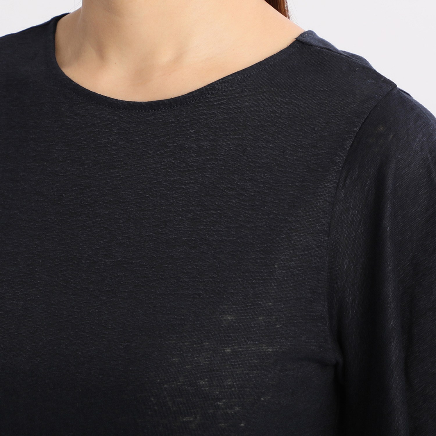 バーチ　ドゥエ
ノルマンディー産リネン
フレアースリーブ
２ウェイプルオーバー