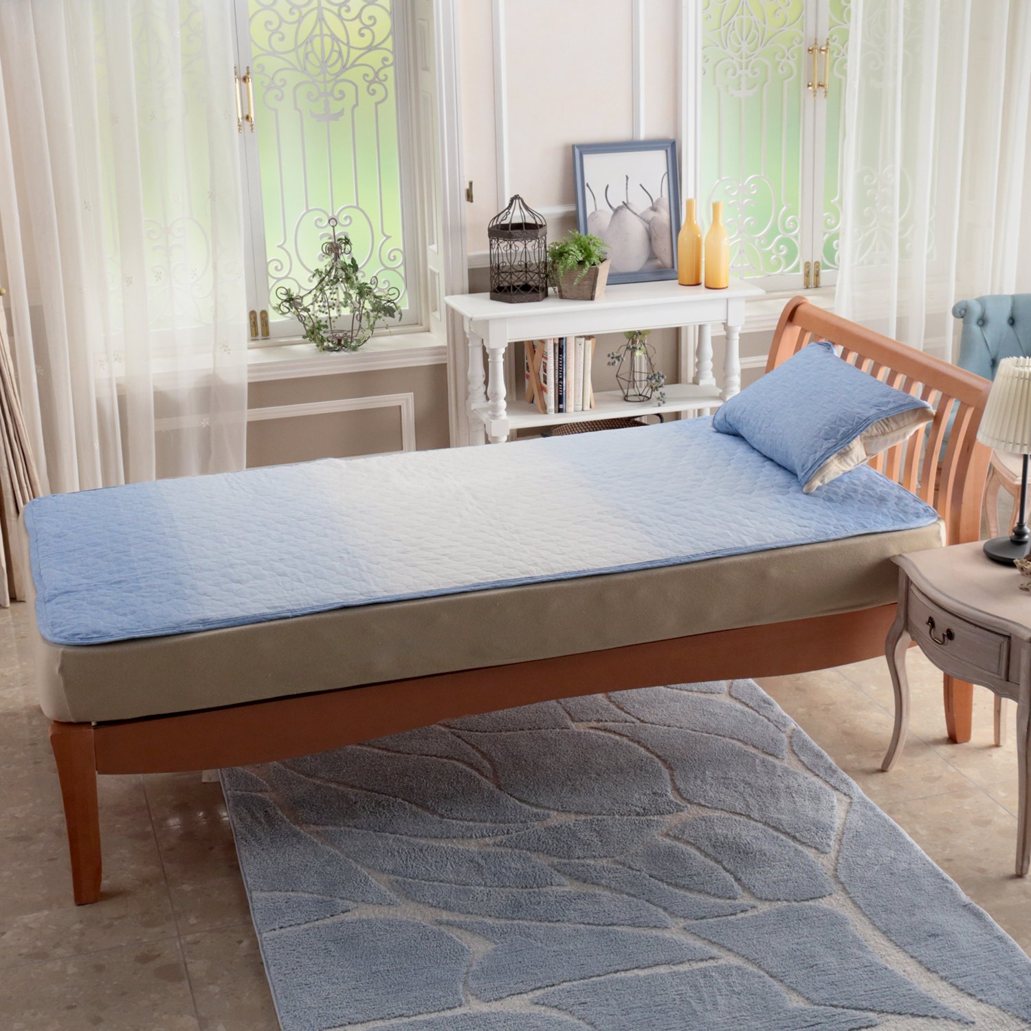 ＜ダブル＞
西川
まるごと麻で
さらりと気持ち良い！
フレンチリネン敷きパッド