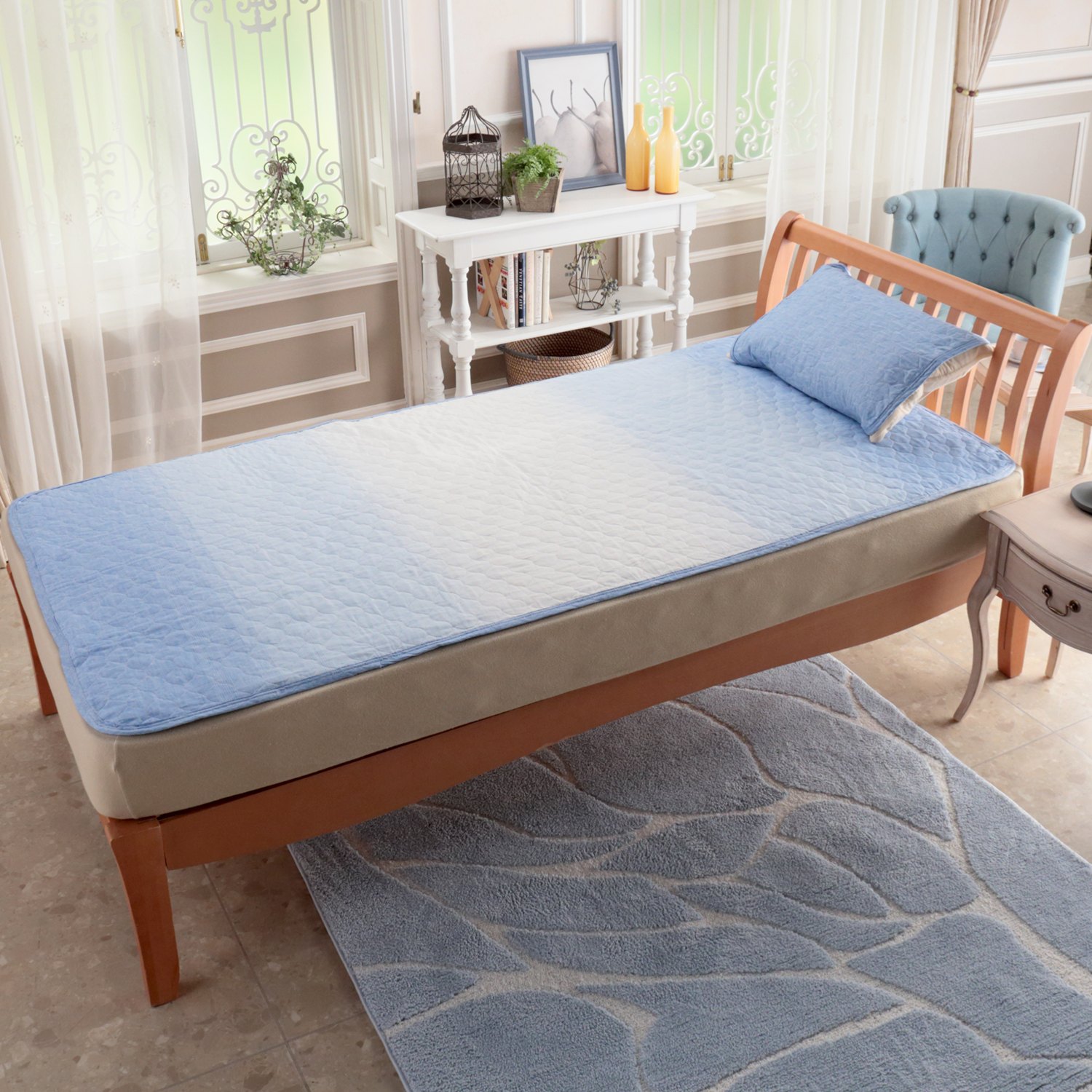 ＜ダブル＞
西川
まるごと麻で
さらりと気持ち良い！
フレンチリネン敷きパッド