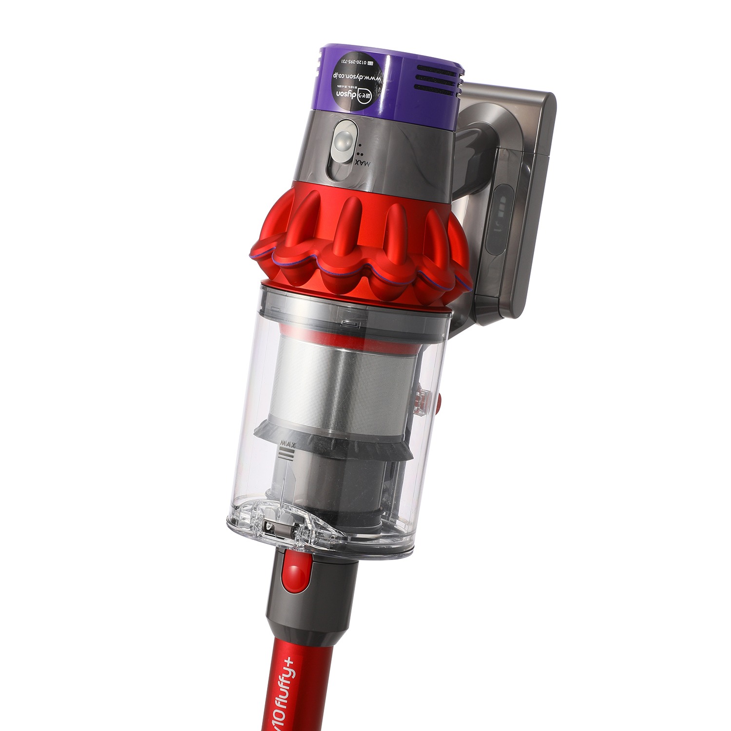 ダイソン
スティック＆ハンディーの
１台２役！
コードレスクリーナー
サイクロンＶ１０
フラフィ＋