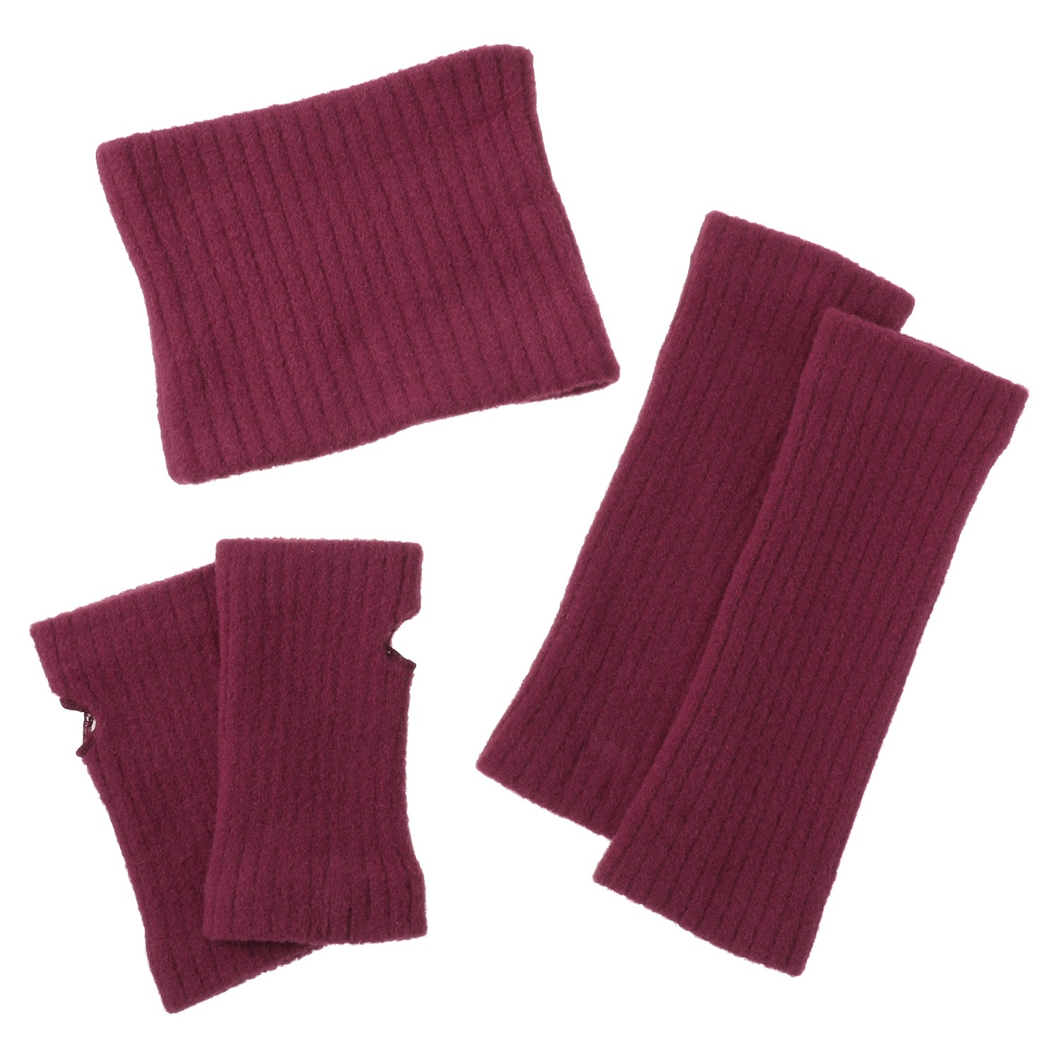 うらぽか シルク混 ３首ウォーマーセット