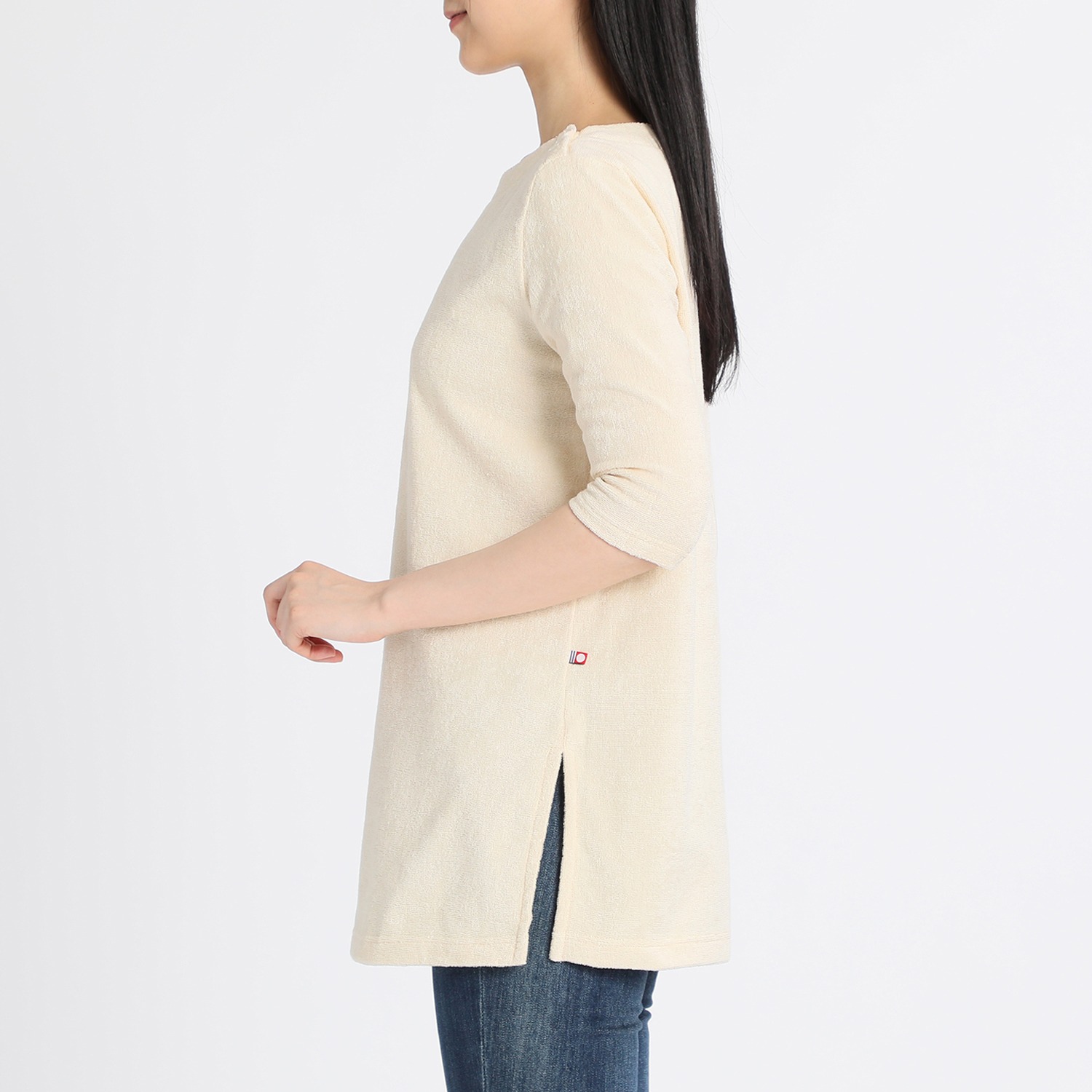 ハダイト
ストレッチ今治タオル
チュニックプルオーバー