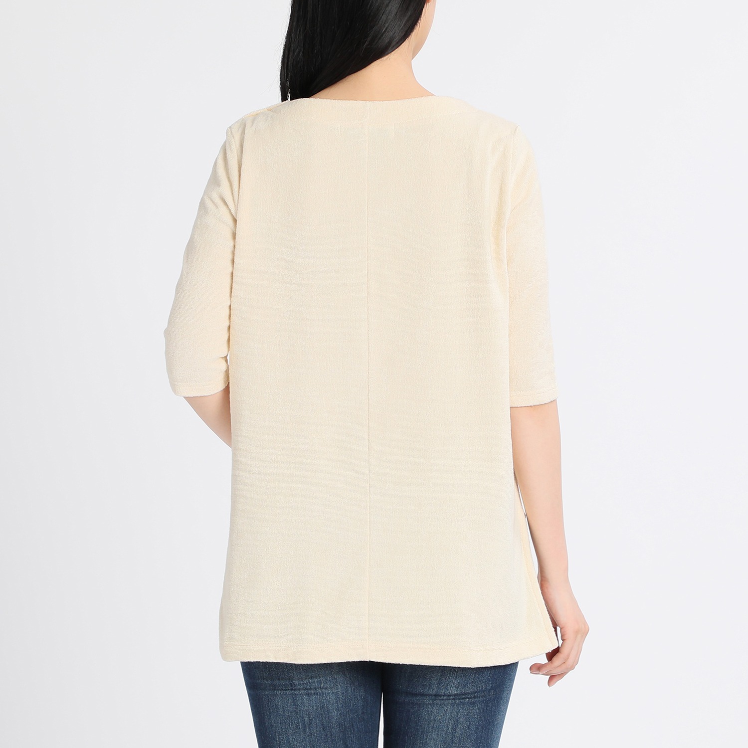 ハダイト
ストレッチ今治タオル
チュニックプルオーバー