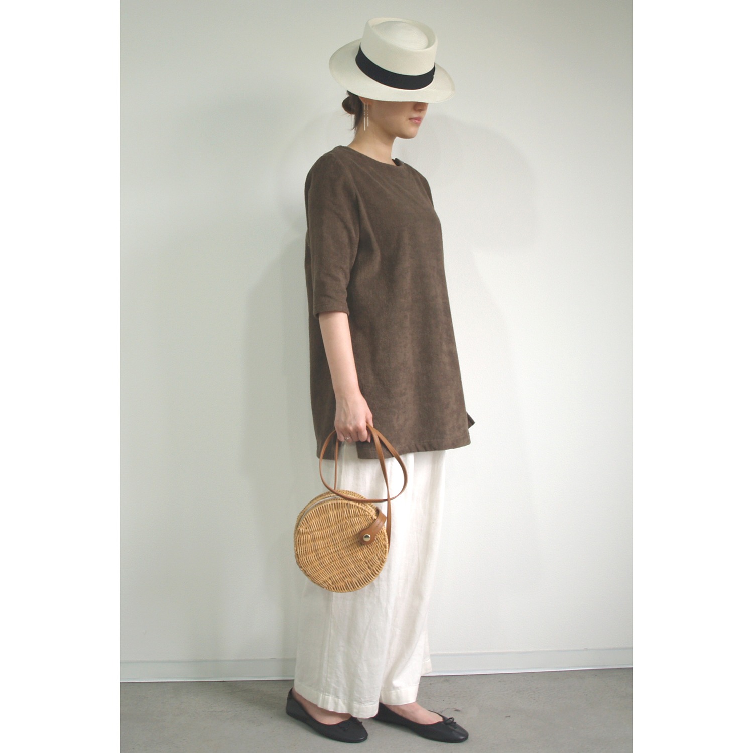 ハダイト
ストレッチ今治タオル
チュニックプルオーバー