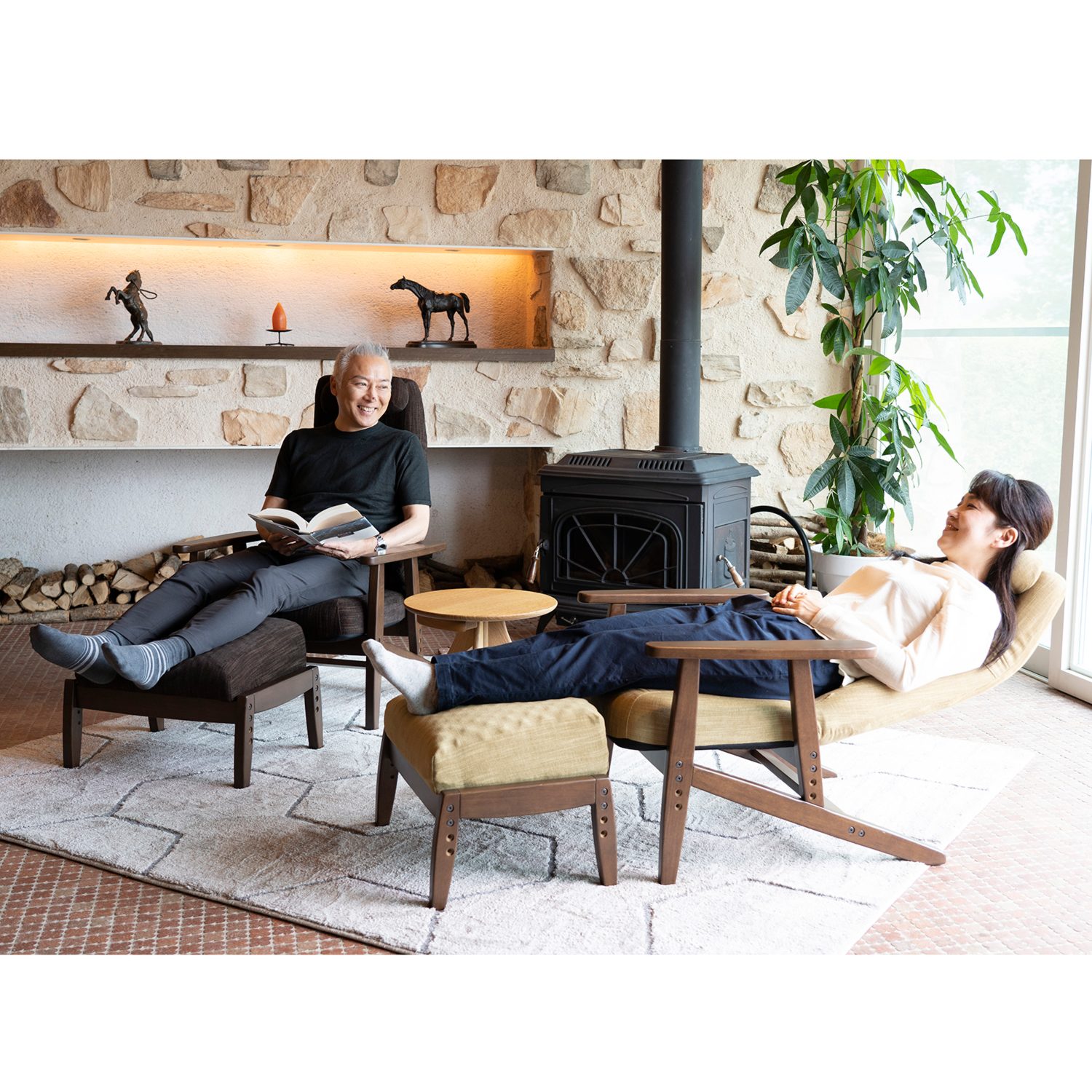 野村寿子監修 ピントチェア リビングコンフォートII 専用オットマン