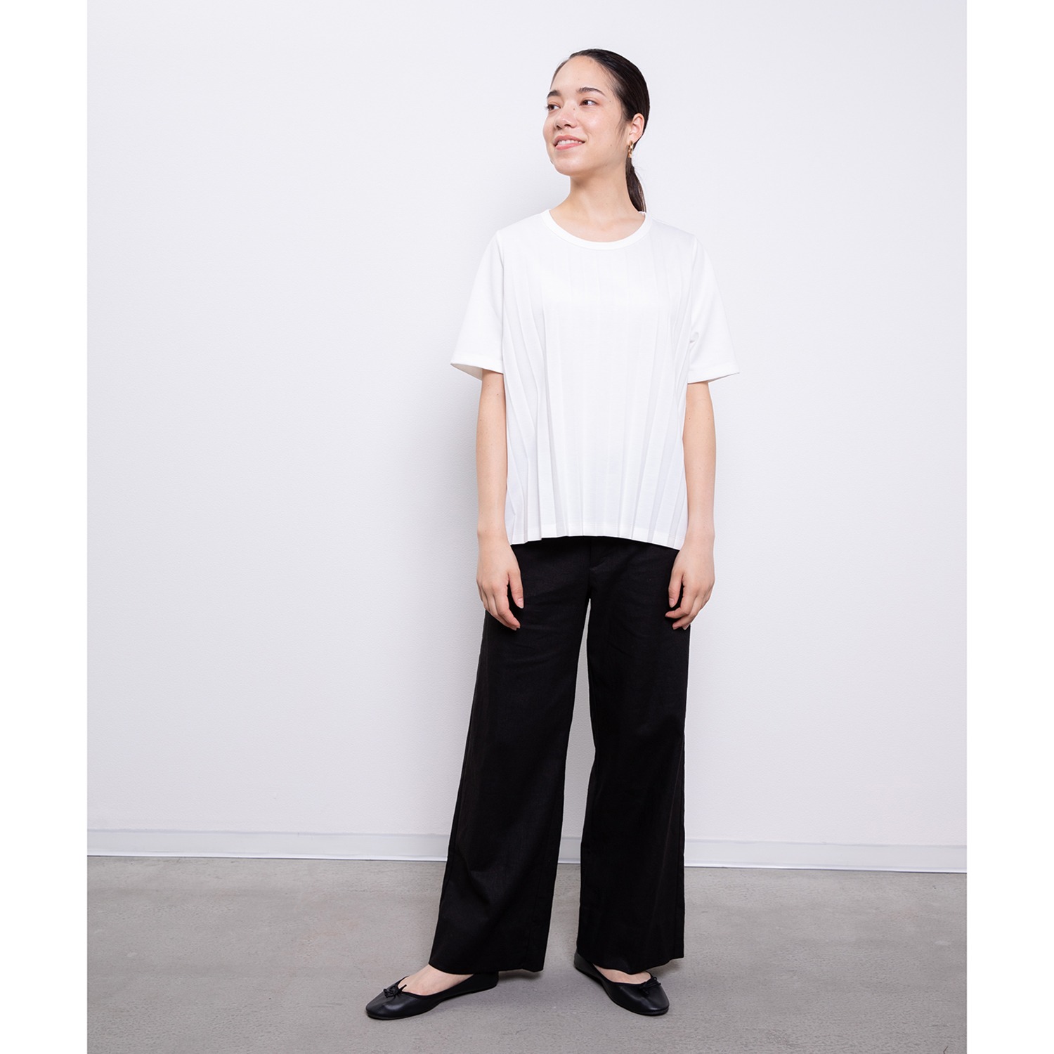 オルテンジア
麻混
ワイドパンツ