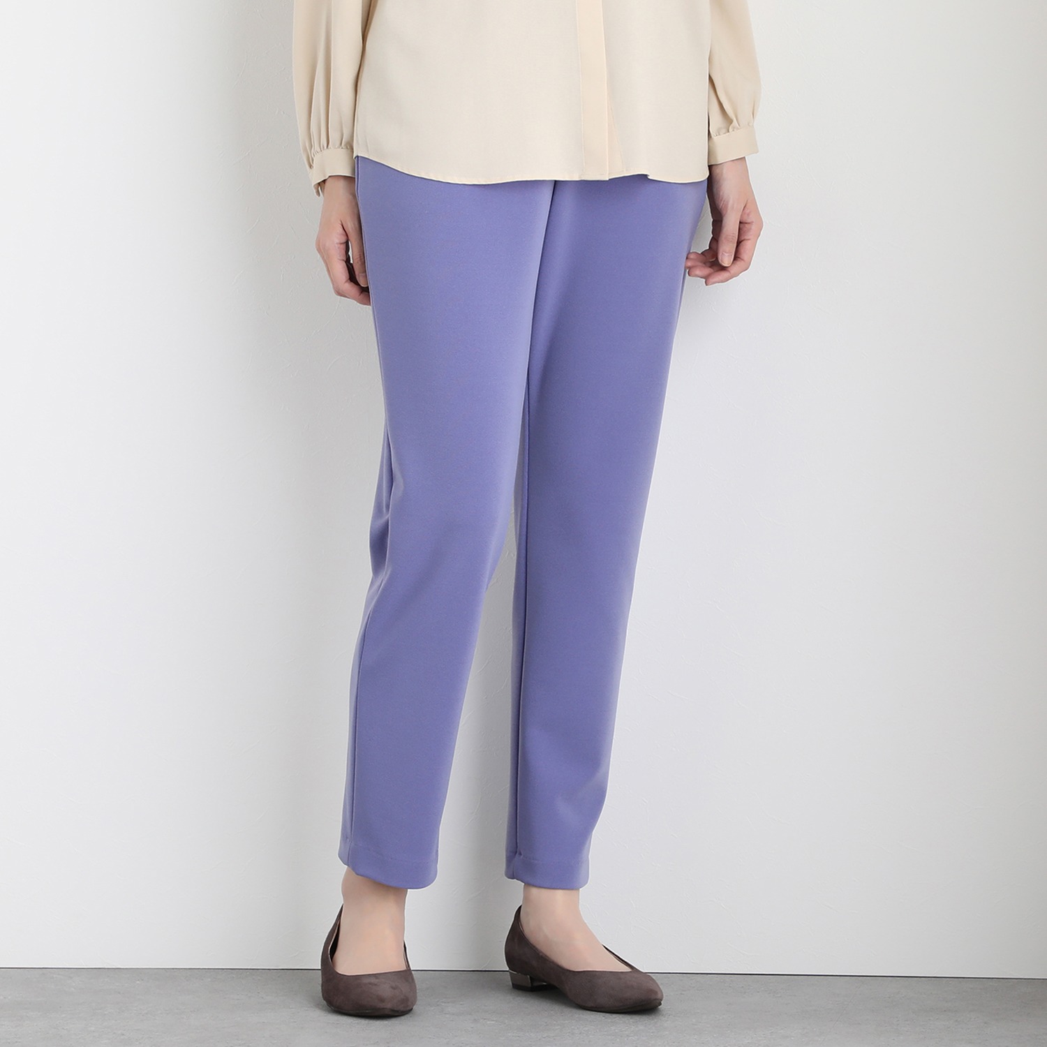 上質ごこち テーパード アンクルパンツ