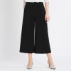 上質ごこち ワイドクロップトパンツ