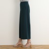 上質ごこち ワイドクロップトパンツ