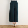 上質ごこち ワイドクロップトパンツ