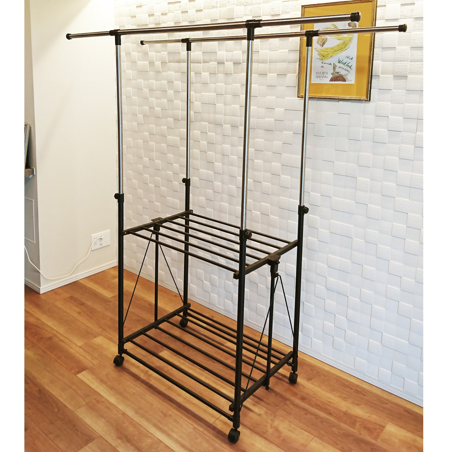 キャスター付で 移動もらくらく 折りたたみ マルチハンガーラック ホーム インテリア 家具 インテリア 収納 ハンガー ハンガーラック ハンガー ラック 通販 テレビショッピングのショップチャンネル