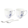 ロイヤル　コペンハーゲン ブルーパルメッテ マグカップペア スプーン付