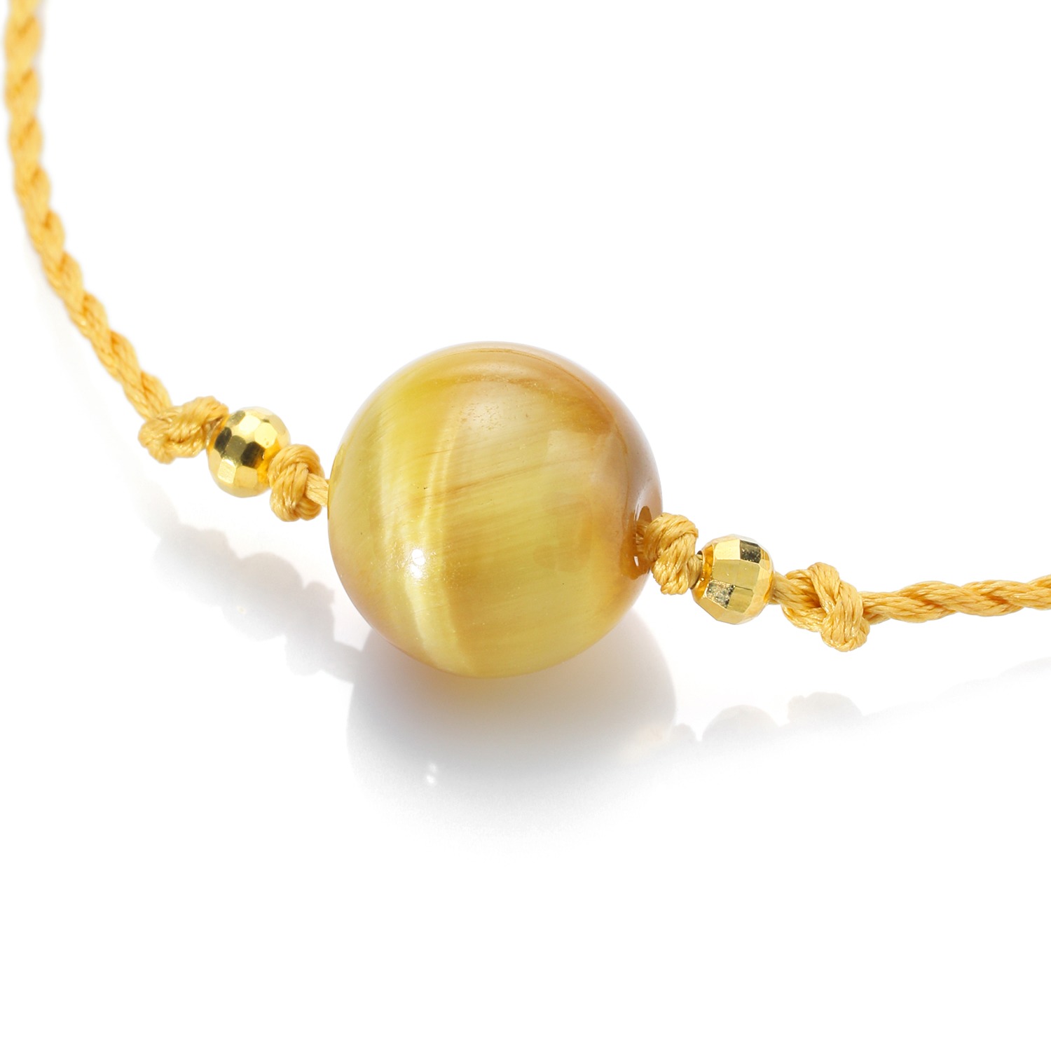 幸石堂 金運と縁結び ゴールデンタイガーアイ コードブレスレット